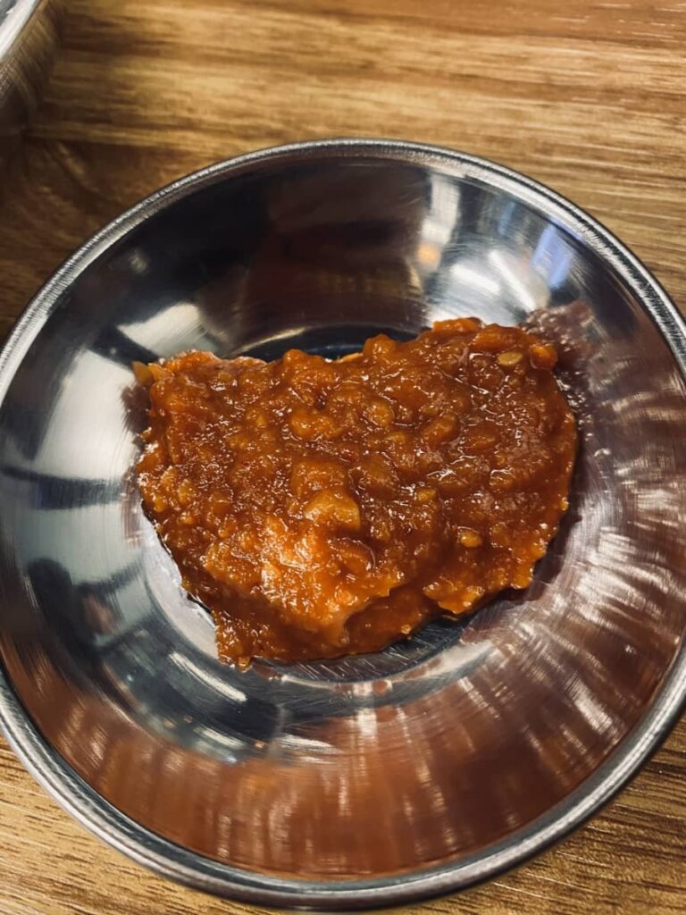 성주 조선한우 기본 반찬 쌈장